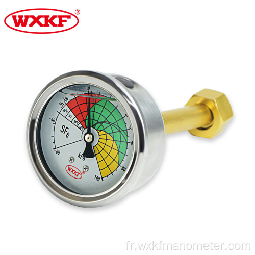 Gauge de pression du compteur de gaz SF6